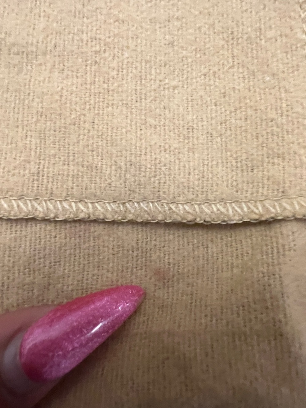 Louis Vuitton Tan Suede Logo Dust Cover - Picture 5 of 5